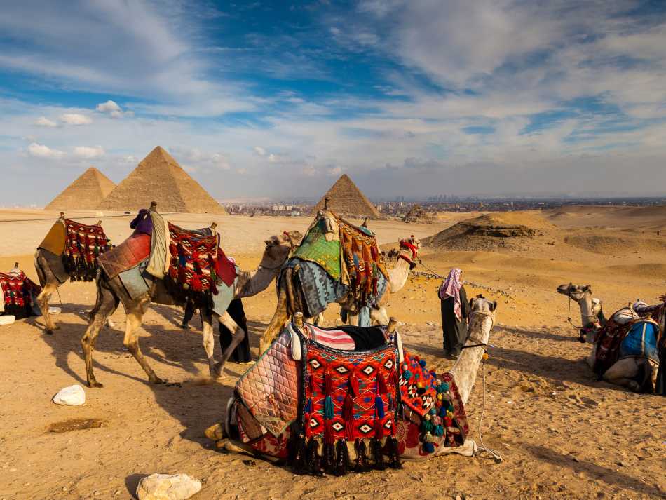 Pyramids of Giza near Cairo | Richard I'Anson