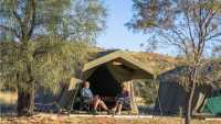 Enjoy spacious tents at our Exclusive Eco-Comfort Camps |  Luke Tscharke