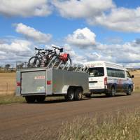 Back up vehicle for cycling tours |  <i>Mick Wright</i>