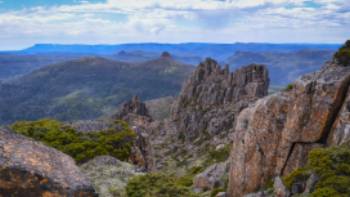 The view from the top of Tasmania, Mt Ossa 1617m