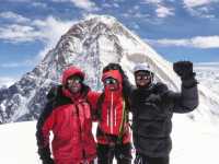 On Chapayev Peak with Khan Tengri in the background |  Warren Townsden