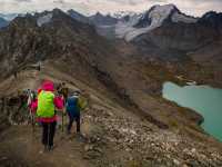Hiking up towards the Ala Kol Pass |  Lachlan Gardiner