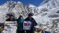 Charity challenge trekkers on the Everest Base Camp Trek |  <i>Michael Dillon</i>