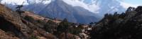 Trekking above Namche Bazaar in the Everest region |  <i>Jake Hutchins</i>