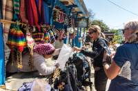 Interacting with a local shopkeeper along the Annapurna trail |  <i>Joe Kennedy</i>